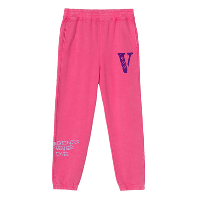 VLONE X Juice WRLD 999 Pink Sweat Pants